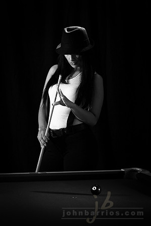 billiards, black and white photography, film noir friday